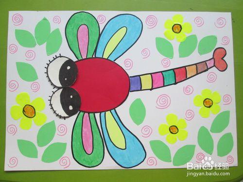 兒童創意美術《蜻蜓》