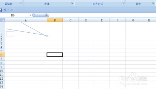 EXCEL表格中如何畫多條斜線