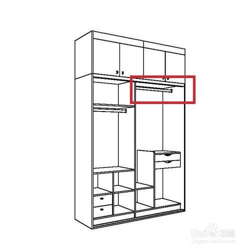 怎樣更好的劃分定製衣櫃的各區尺寸