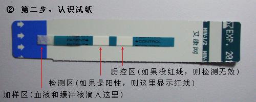 艾滋病檢測試紙使用方法