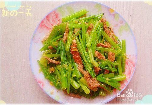 鮮香美味芹菜炒肉——營養膳食搭配系列之九