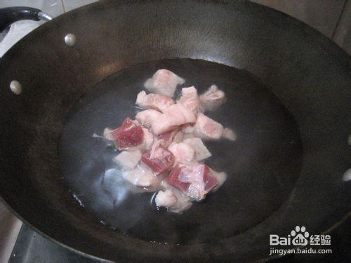 苤藍燒肉的做法
