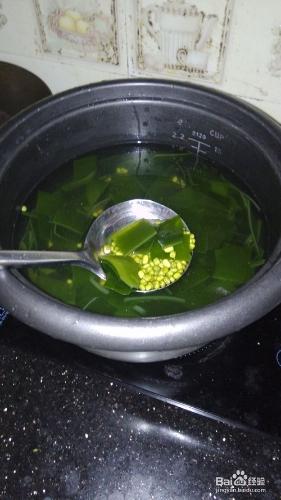 如何自己製作海帶綠豆糖水