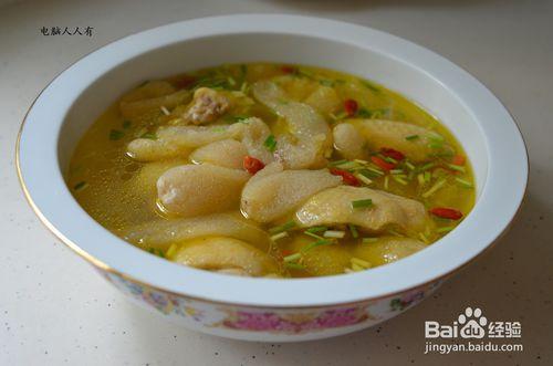 營養食譜 —— 竹蓀燉雞湯