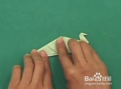 摺紙 簡單小孔雀