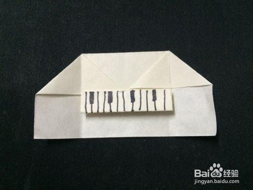 簡單摺紙：鋼琴摺紙