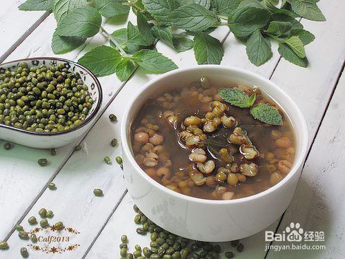 夏日飲品—海帶綠豆糖水