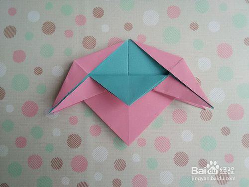 如何折四角星紙盒？