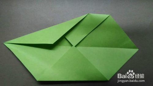趣味摺紙——繡球花葉子的折法以及花葉組合