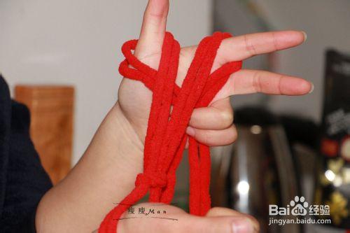 圍巾-韓式，以手代針詳細教程（一）