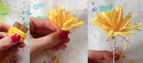 紙製牡丹花束