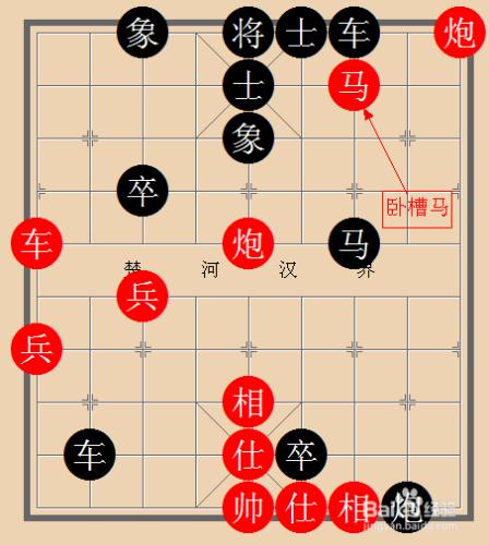 中國象棋實戰技巧解析：[10]臥槽馬殺法