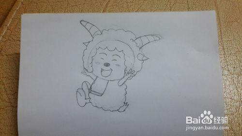 怎樣畫出簡單可愛的懶羊羊