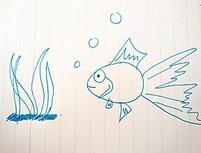 怎樣畫金魚簡筆畫？