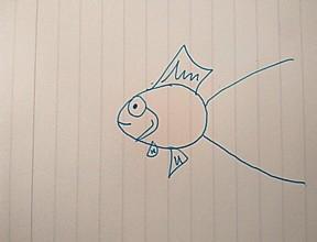 怎樣畫金魚簡筆畫？