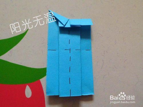怎麼做教師節賀卡——連衣裙賀卡摺紙