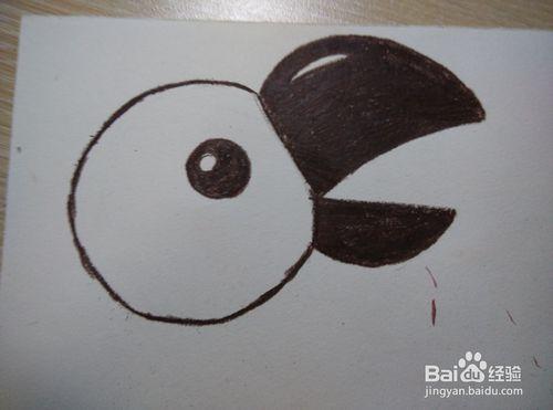 創意美術：掌印畫（2）——鸚鵡