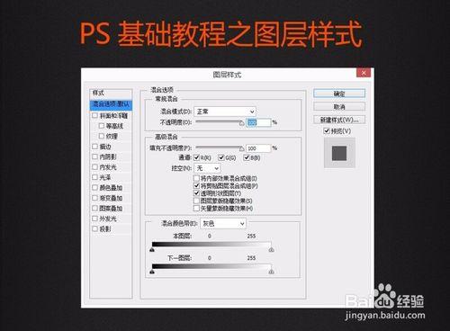 旺旺噠每日教程《PS基礎系列-圖層樣式教程》