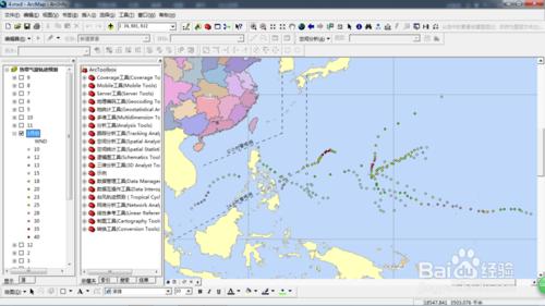 颱風（熱帶氣旋）全年軌跡分析