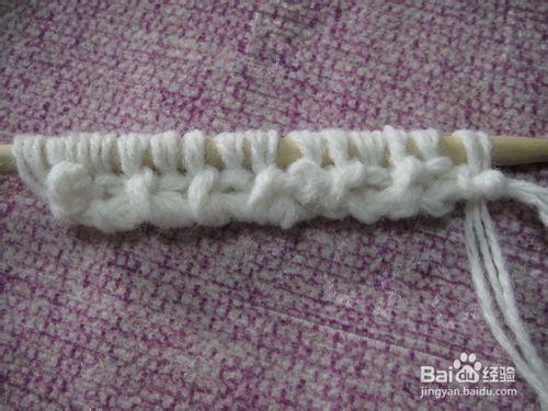 圍巾織法——水浪花詳細圖解