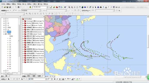 颱風（熱帶氣旋）全年軌跡分析