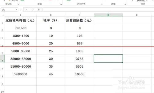 Excel表格怎麼計算工資所得稅？