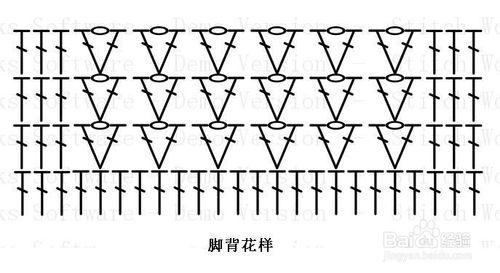 鉤編毛線襪教程