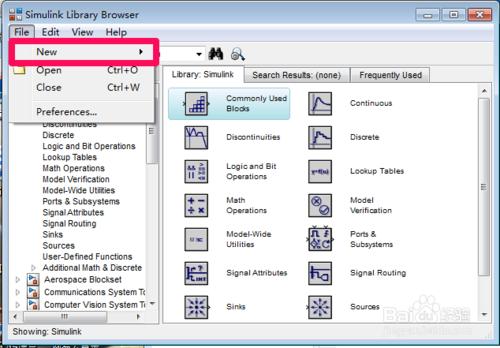 MATLAB如何新建一個simulink 模型