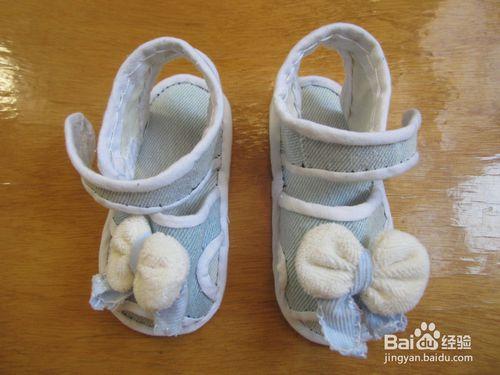 手工自制嬰兒涼鞋