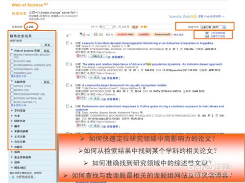 ISI Web of Science 文獻檢索方法