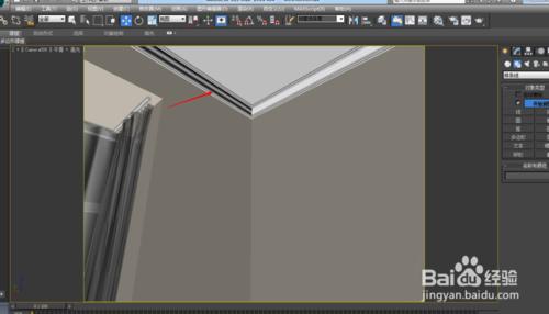 用3DMAX中的“倒角剖面”命令製作石膏線模型