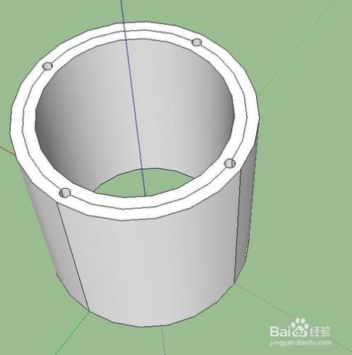 Sketchup建立圓管模型的方法(管中管)