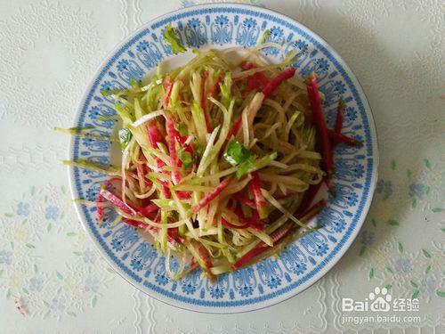 怎麼做涼拌蘿蔔絲