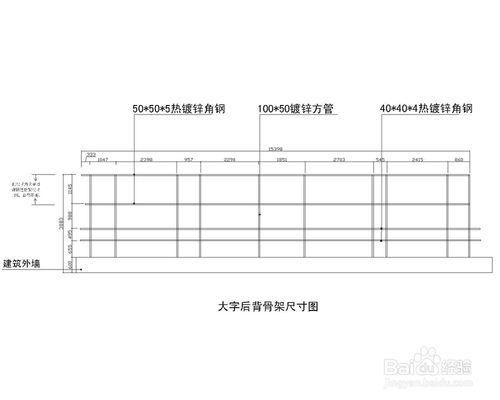 樓頂大字製作施工圖