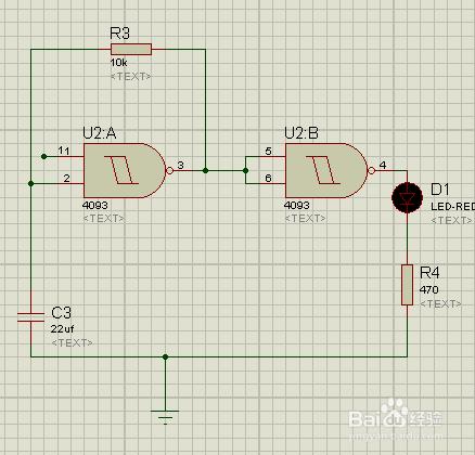 如何利用555與4093做成延時振盪電路