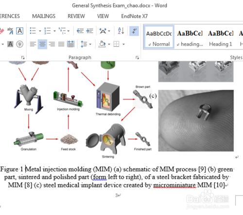 Word2013(英文版)圖表目錄生成