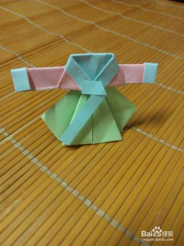如何做可愛的小小韓服--摺紙（1）