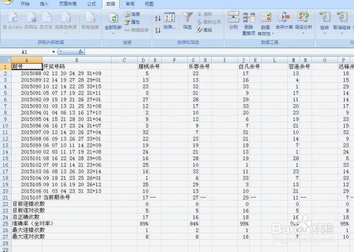 怎樣用Excel自動獲取雙色球網站數據並自動更新