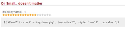 仿Komodo Media的jQuery星級評分插件使用攻略