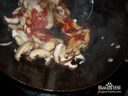 自創美味香菇炒肉