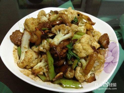 菜花炒肉怎麼做