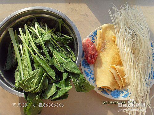 春夏排毒減肥菜——白菜粉條燉幹豆腐