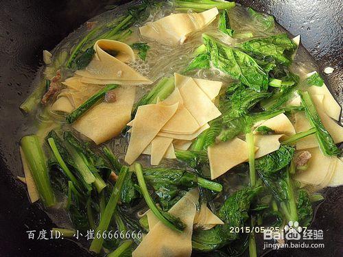 春夏排毒減肥菜——白菜粉條燉幹豆腐