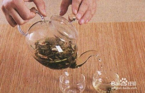 檸檬草苦瓜茶減肥瘦身花草茶沖泡步驟