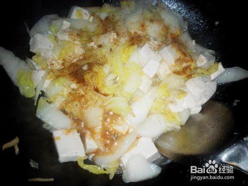 大白菜燉豆腐的簡單做法