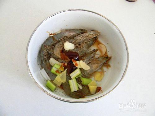 居家美味——黑胡椒烤蝦