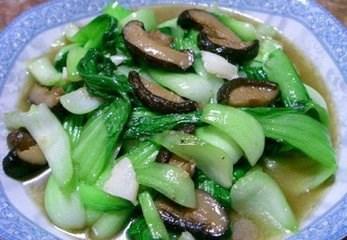 香菇+油菜的烹飪方法