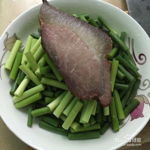 家常菜，蒜薹炒臘肉