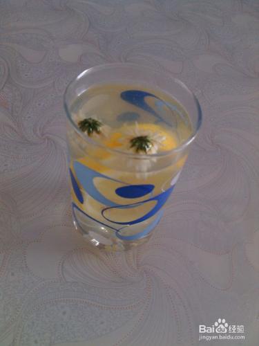 檸檬菊花蜂蜜水
