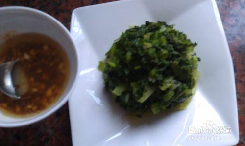 蒜香飄飄 快手家常菜--蒜拌油麥菜